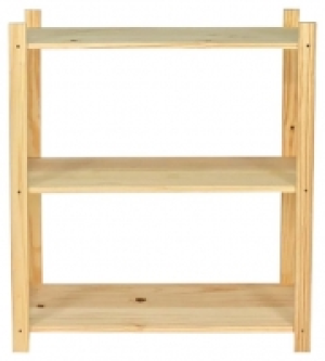 3 Tier Pine Shelf Unit 800mm £16.00