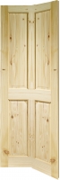 Wickes  Wickes Chester Knotty Pine 4 Panel Internal Bi-Fold Door - 1