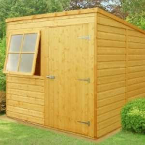 QDStores  Shire Shiplap Pent Garden Shed 7 x 7