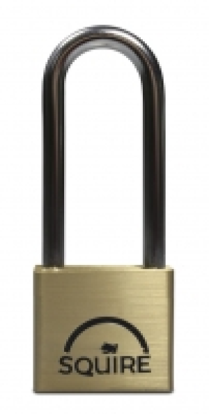 Squire LN4-2.5 Lion Padlock Long Shackle - Brass 40mm £11.00