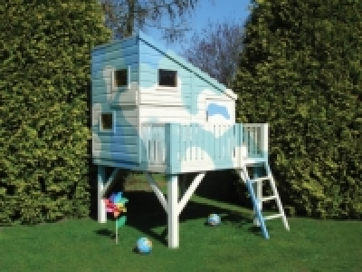 Shire 6 x 6ft Command Post & Platform Elevated Wooden Playho