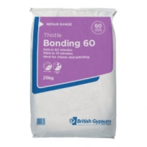 Wickes  British Gypsum Thistle Bonding Coat Plaster 60 - 25kg