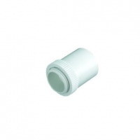 Wickes  Wickes Male Conduit Adaptor - White 20mm Pack of 2