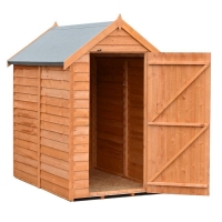 QDStores  Shire Overlap Garden Shed 6 x 4