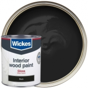 Wickes  Wickes Quick Dry Gloss Black 750ml