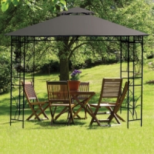 Merion Garden Gazebo by Croft with a 3 x 3M Charcoal Canopy £149.00