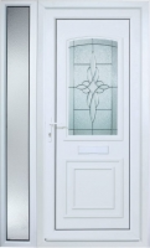 Euramax Medway 1 Sidelight Left Hand Hung Pre-hung uPVC Whit