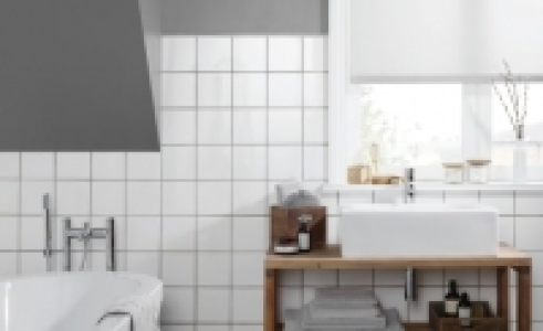 Wickes White Gloss Ceramic Wall Tile - 150 x 150mm £6.93