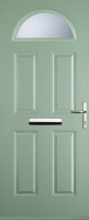 Wickes  Euramax 4 Panel 1 Arch Left Hand Chartwell Green Composite D