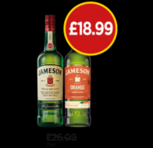 Budgens  Jameson Irish Whiskey, Orange Whiskey