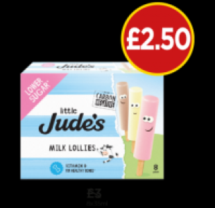 Little Judes Milk Lollies