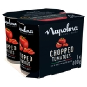 Napolina Chopped Tomatoes in a Rich Tomato Juice(4x400g) £2.50