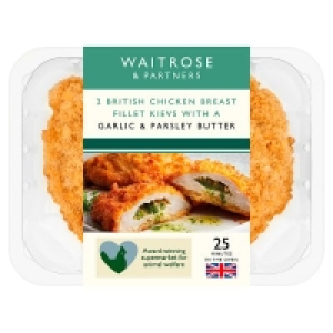 Waitrose Chicken Kievs With Garlic And Parsley Butter 2 £3.75