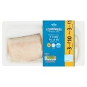 Morrisons Market St 2 Cod Fillets