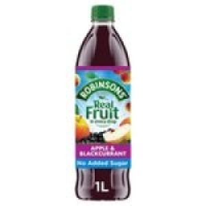 Robinsons Apple & Blackcurrant Squash No Added Sugar £1.75