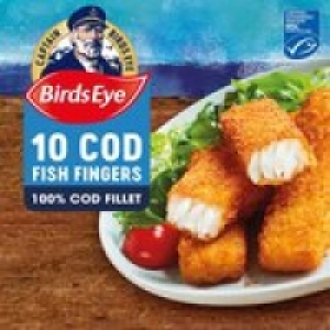 Birds Eye 10 Cod Fish Fingers £2.50