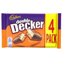 Poundstretcher  CADBURY DOUBLE DECKER CHOCOLATE 4 PACK