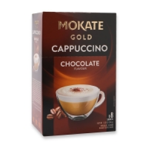 Poundstretcher  MOKATE GOLD CAPPUCCINO CHOCOLATE 8 SACHETS