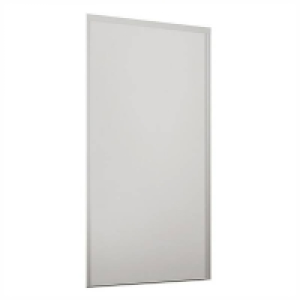 Loft Sliding Wardrobe Door White Panel with White Wood Effec £130.00