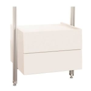 Relax White Double Drawer Box Kit (H)380mm x (W)550mm x (D)5 £165.00