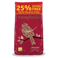 Homebase Honeyfields Honeyfields Peanuts for Wild Birds - 5kg
