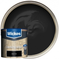 Wickes  Wickes Decking Stain Black Coal 2.5L