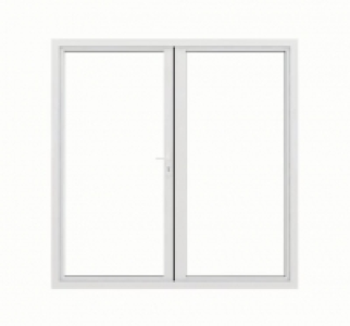 Wickes  JCI Aluminium French Door White Inwards Opening 2090 x 1790m