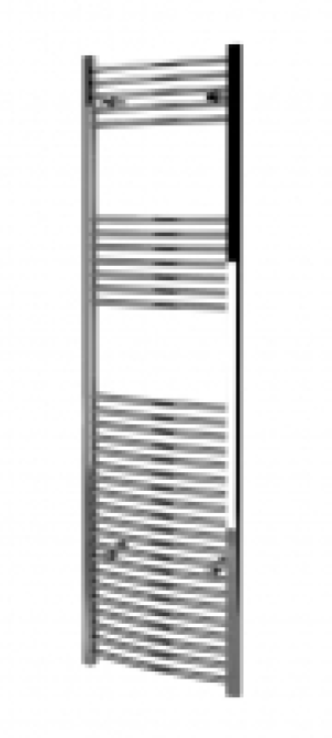 Kudox Curved Towel Radiator - Chrome 500 x 1800 mm