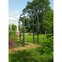 Wickes  Rowlinson Wrenbury Steel Lattice Curved Garden Arch - 1100 x