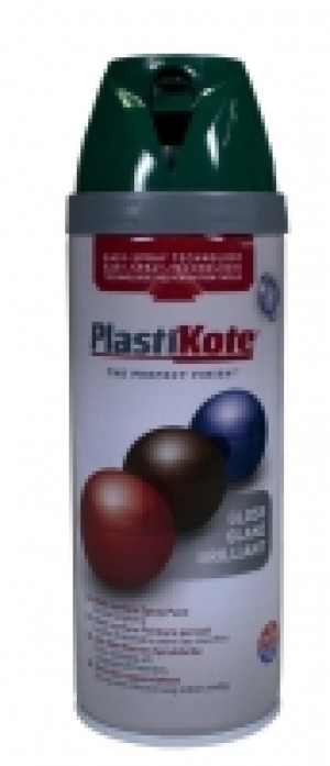 Plastikote Multi-surface Spray Paint - Gloss Lawn Green 400m
