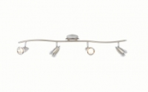 Inlight Elara Dimmable Satin Nickel Spotlight Bar - 4 x 35W
