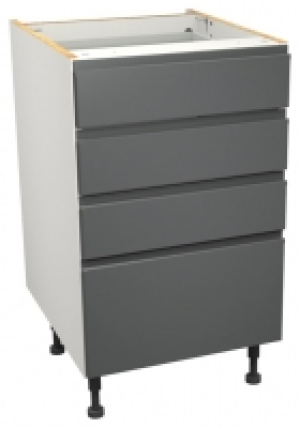 Camden Carbon 4 Drawer Unit - 500mm