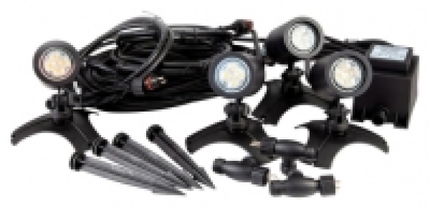 ELLUMIÈRE Black Outdoor Low Voltage LED Small Spotlight Star