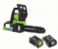 Wickes  Greenworks Electric Chainsaw with 2Ah Battery and Charger