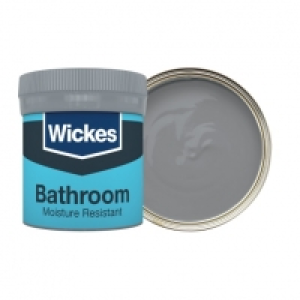 Wickes Slate - No. 235 Bathroom Soft Sheen Emulsion Paint Te