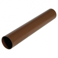 Wickes  FloPlast 50mm MiniFlo Downpipe 2m - Brown