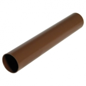 Wickes  FloPlast 50mm MiniFlo Downpipe 2m - Brown