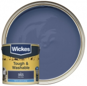 Wickes Navy Blue - No. 965 Tough & Washable Matt Emulsion Pa