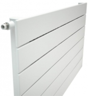 Henrad Verona Single Panel Designer Radiator - White 592 x 1