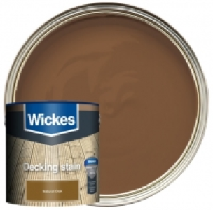 Wickes Decking Stain - Natural Oak 2.5L £10.00