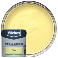 Wickes  Wickes Primrose - No.500 Vinyl Silk Emulsion Paint - 2.5L