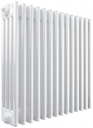 Henrad 4 Column Classic Designer Radiator - White 600 x 858