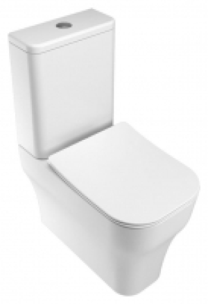 Wickes Siena Easy Clean Close Coupled Toilet Pan & Soft Clos