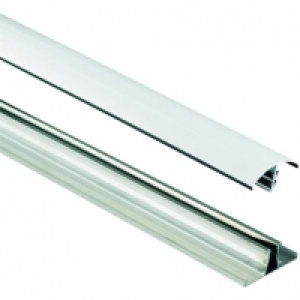 Wickes White Universal Glazing Bar for Polycarbonate Sheets