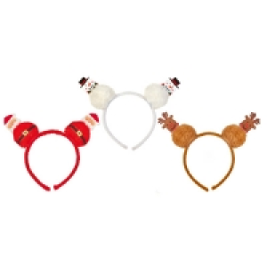 Premier Christmas Single Pom Pom Head Band Santa Snowman or  £3.95
