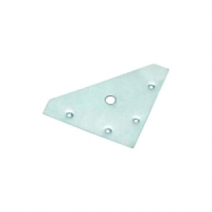 Wickes  Wickes 83mm Zinc Plated Corner Bracket Pack 4