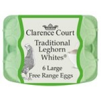 Ocado  Clarence Court Leghorn White Eggs