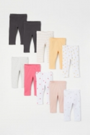 10-pack jersey leggings £15.00