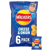 Iceland  Walkers Cheese & Onion Multipack Crisps 6 x 25g