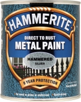 Wickes  Hammerite Metal Hammered Paint - Silver - 750ml